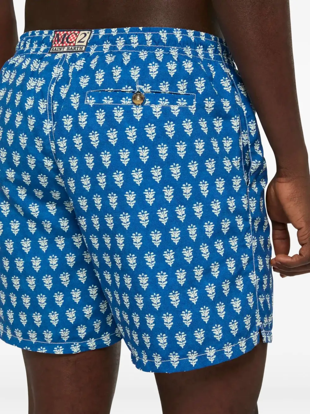 MC2 Saint Barth Caprese zwembroek met print Blauw