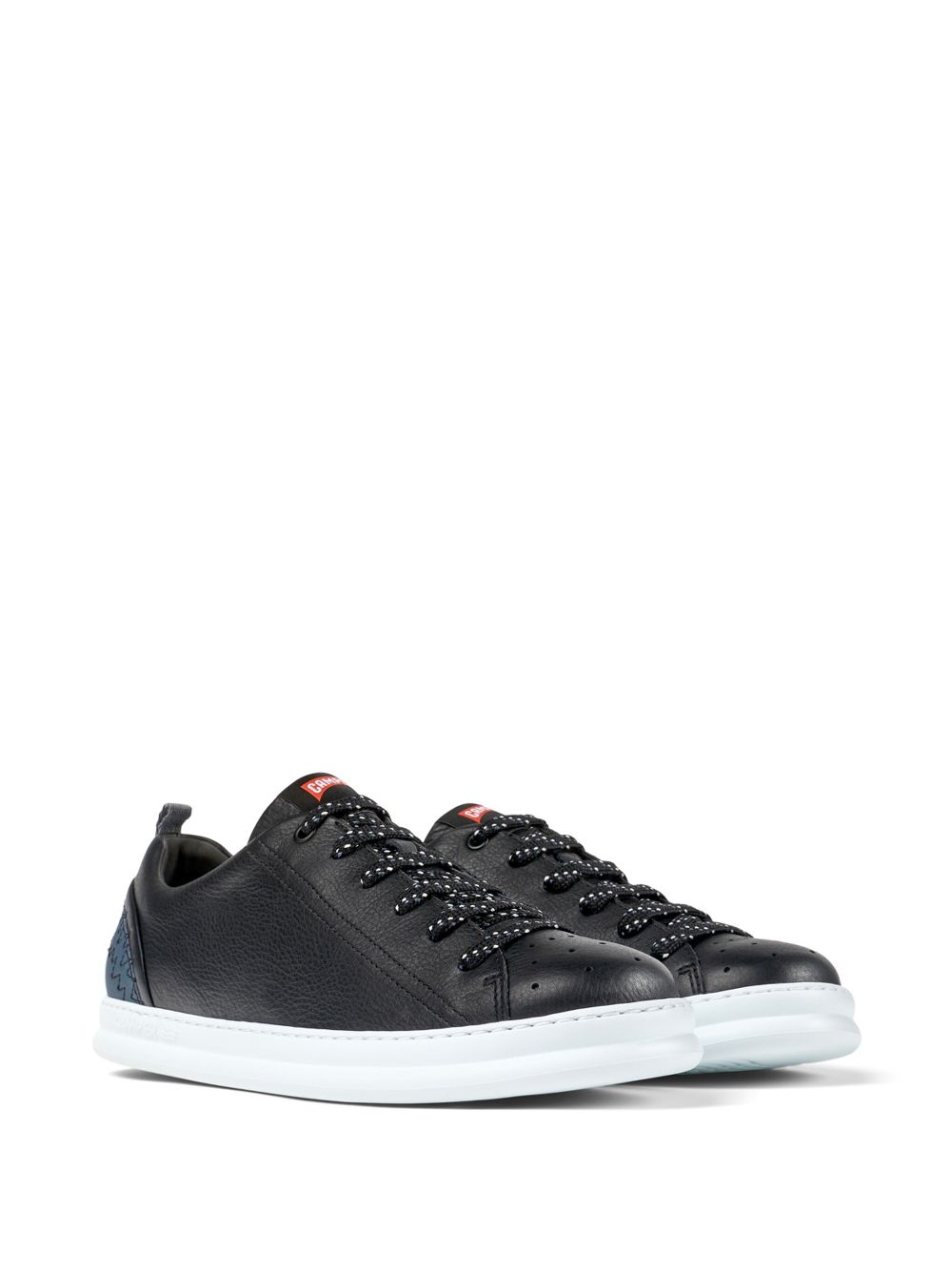 Camper Runner Four decorative-stitching leather sneakers Black