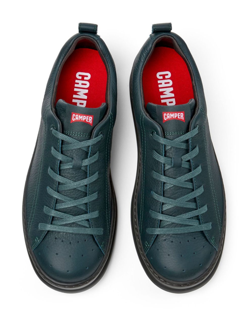 Camper Runner Four round-toe Leather Sneakers | Green | FARFETCH