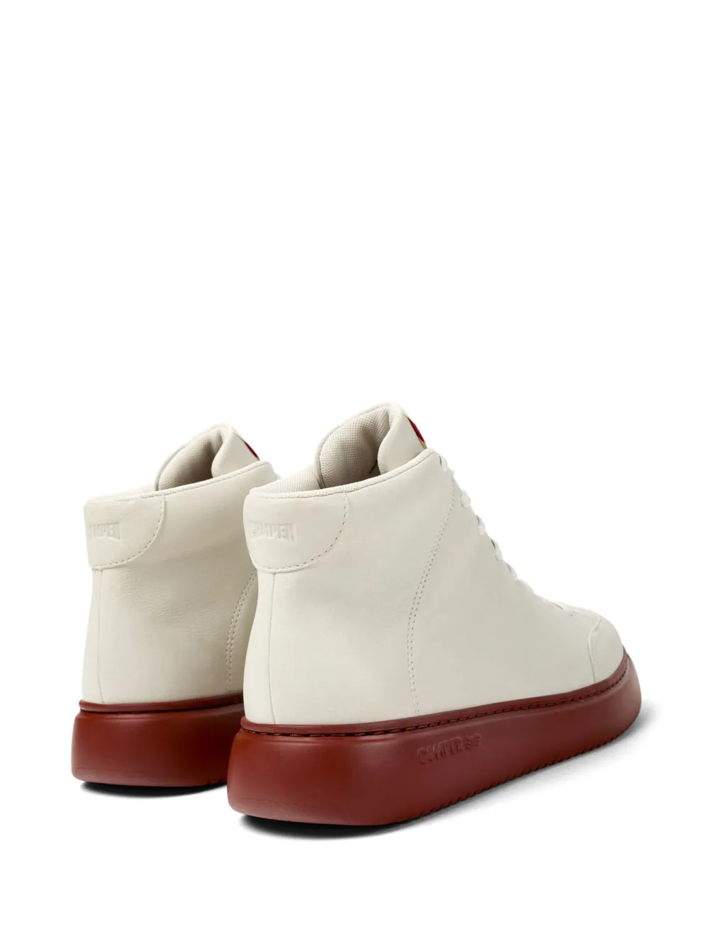 Camper Runner K21 leather hi-top sneakers White