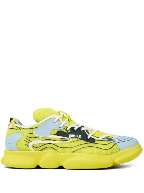Camper Karst wave-print lace-up sneakers