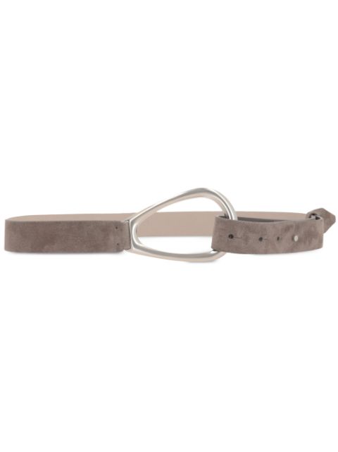 Brunello Cucinelli velvet suede belt Women