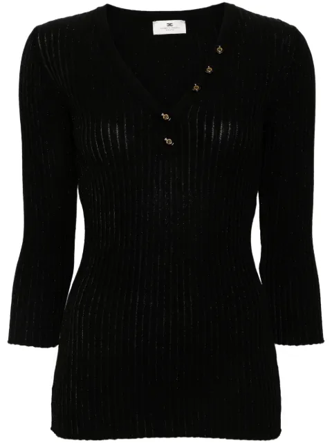 Elisabetta Franchi ribbed-knit jumper