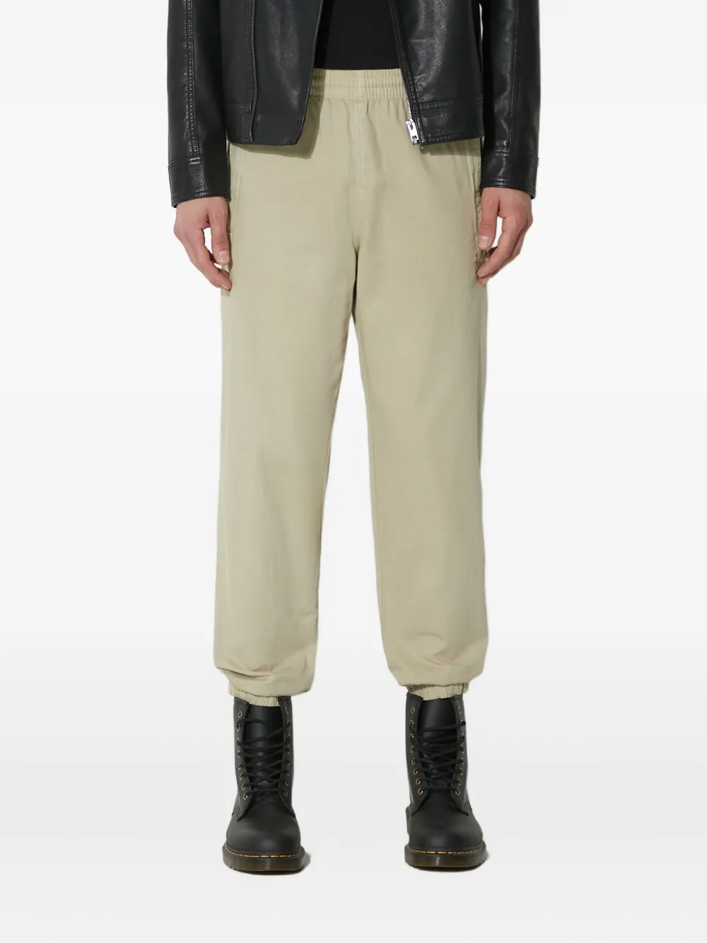 adidas elasticated-cuff track pants | Green | Image 1