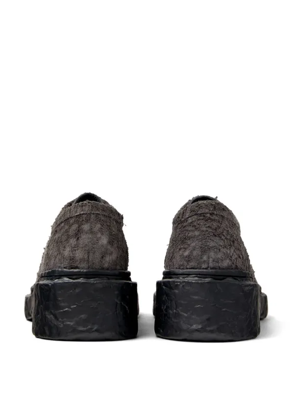 CamperLab 65mm Vámonos Leather Derby Shoes | Grey | FARFETCH