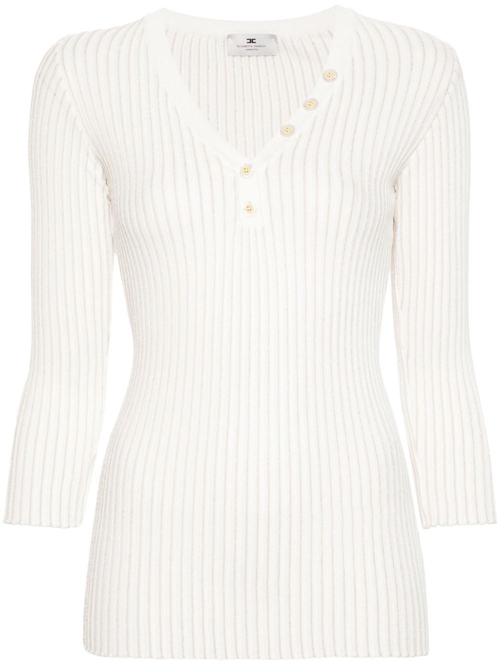 ribbed-knit jumper