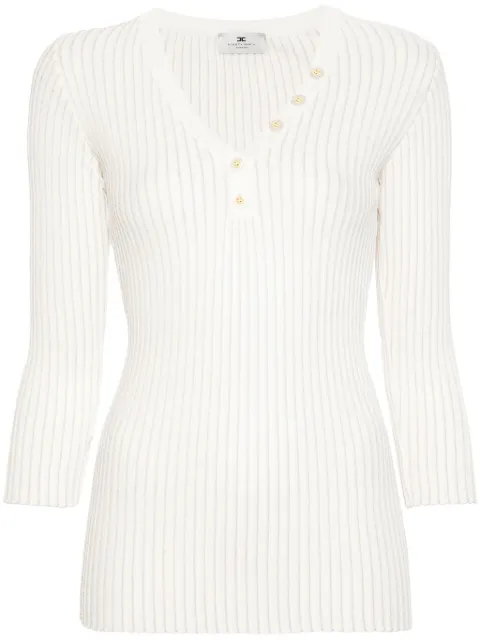 Elisabetta Franchi ribbed-knit jumper