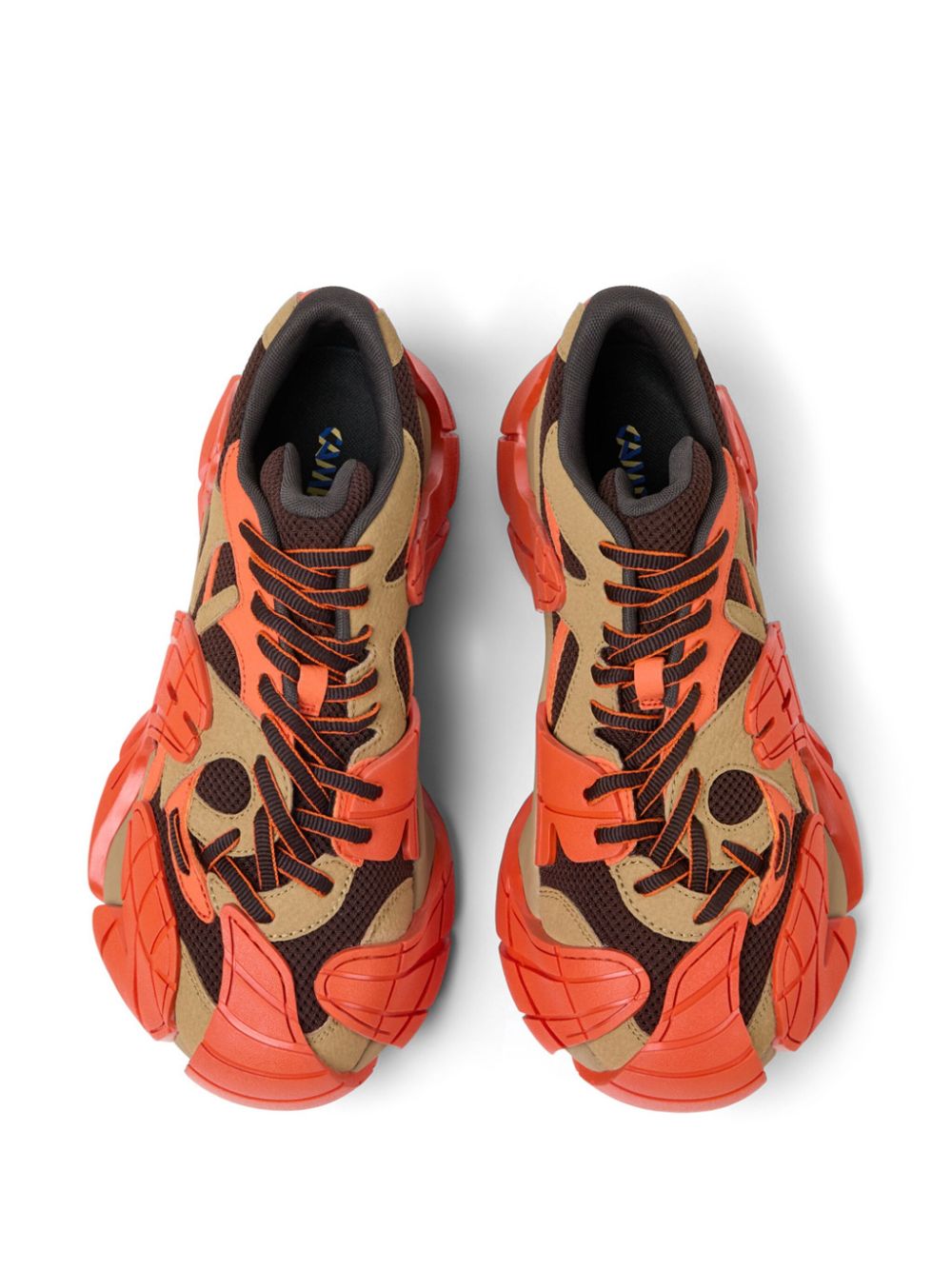 CamperLab Tormenta sneakers met vlakken Oranje