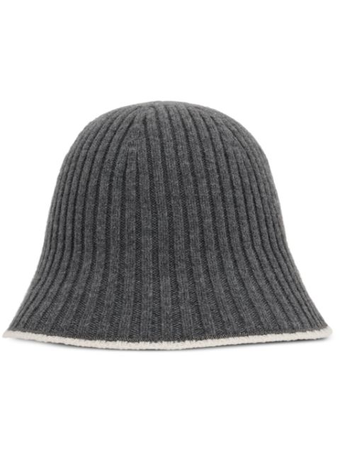 Brunello Cucinelli ribbed-knit bucket hat Women