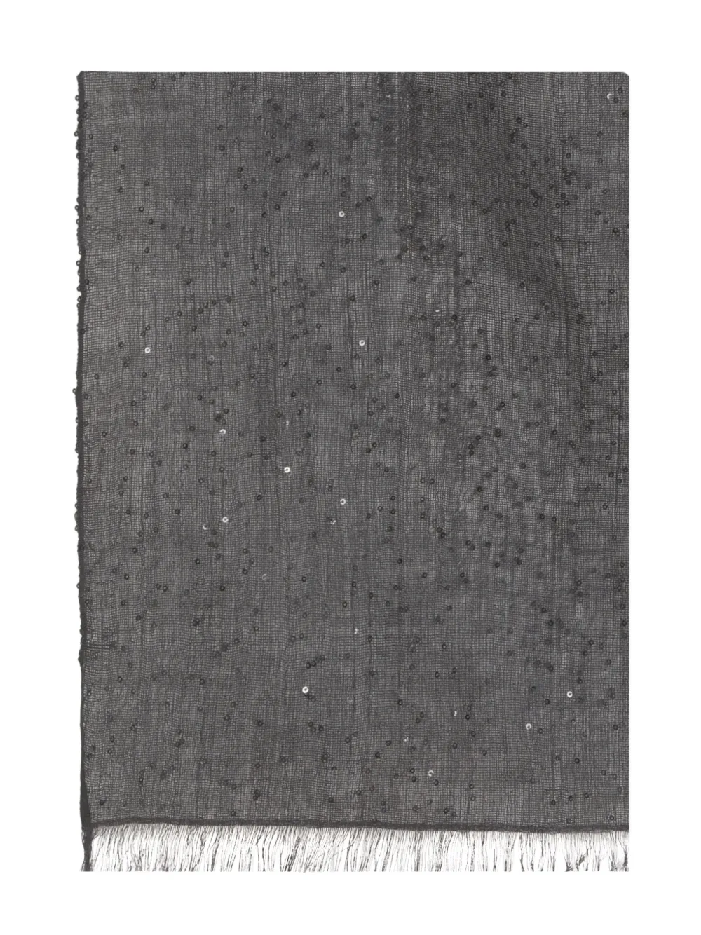 Brunello Cucinelli Sequined scarf - Grijs