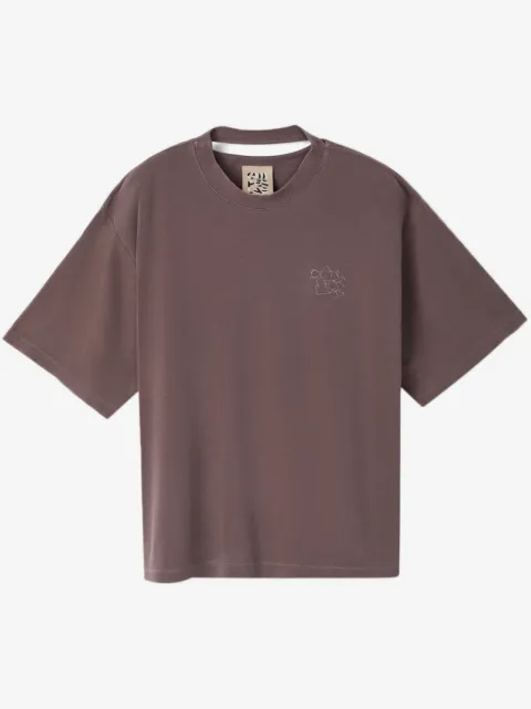 CamperLab logo-embroidered cotton T-shirt