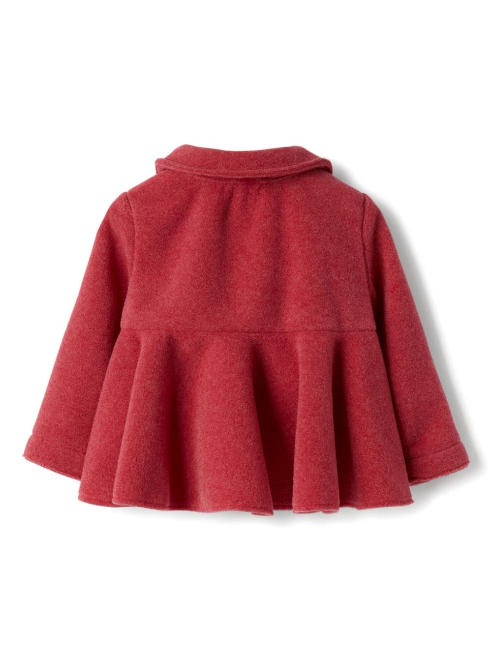 Il Gufo Peplum blouse met knopen - Rood