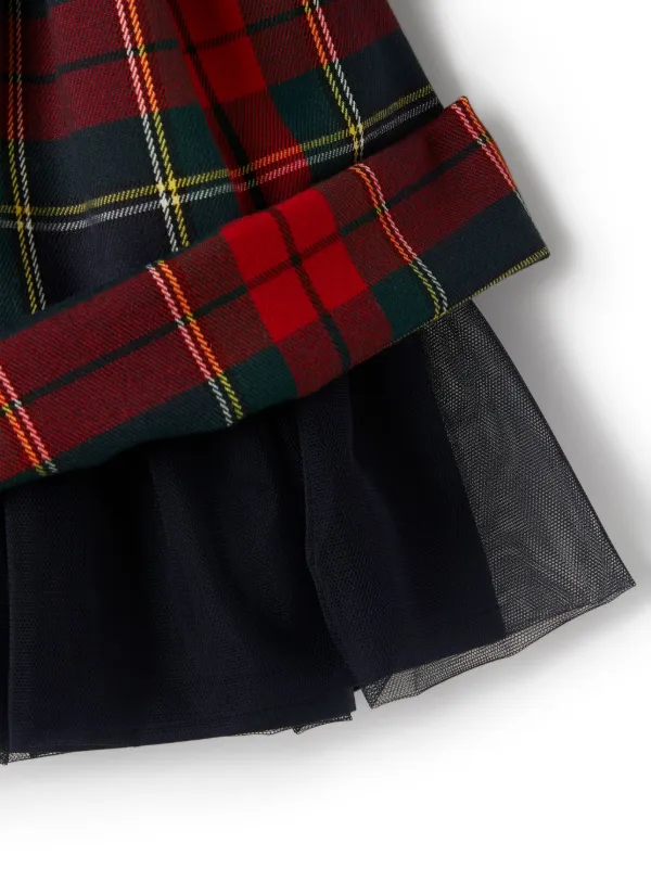 Il Gufo tartan-checked Dress | Red | FARFETCH BH