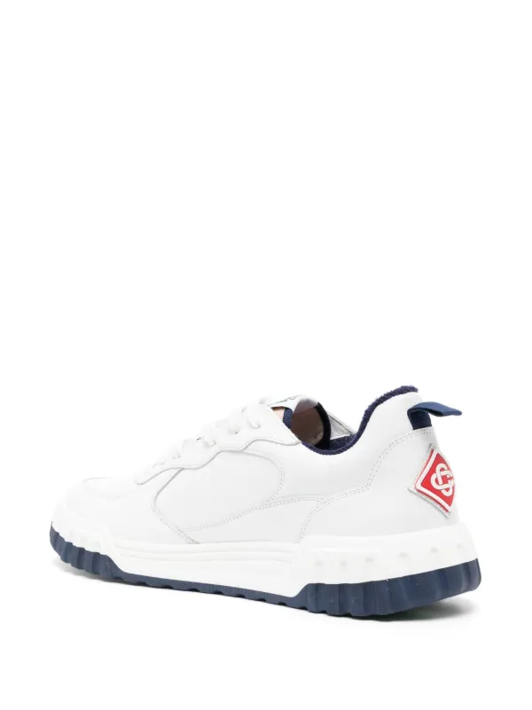 【関税込み】Casablanca ホワイト The Court スニーカー Casablanca The Court スニーカー | ホワイト | FARFETCH JP
