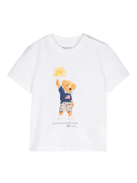 POLO RALPH LAUREN KIDS Teddy Bear cotton T-shirt 