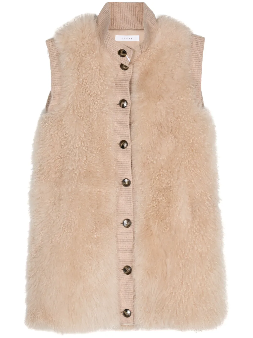 Liska sleeveless cashmere coat · 4
