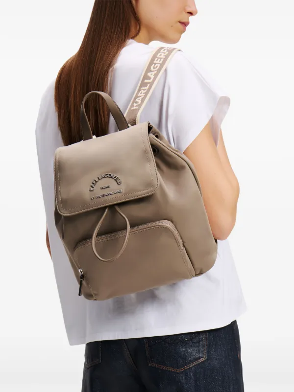 Karl Lagerfeld Rue St Guillaume Backpack Neutrals FARFETCH AO