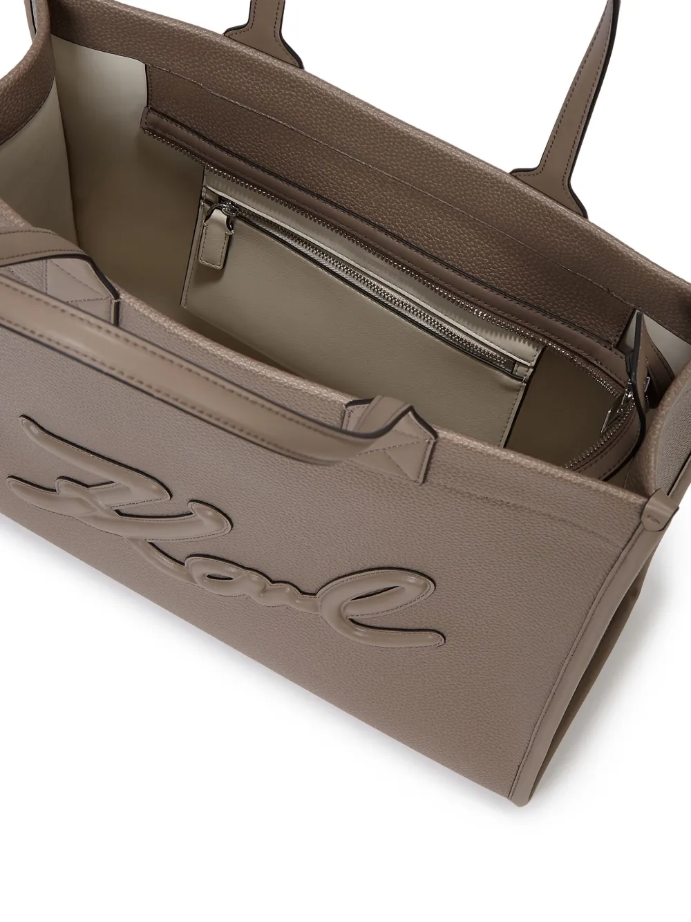 Karl Lagerfeld K Skuare grote shopper Beige