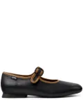 Camper Casi Myra leather ballerina shoes - Black