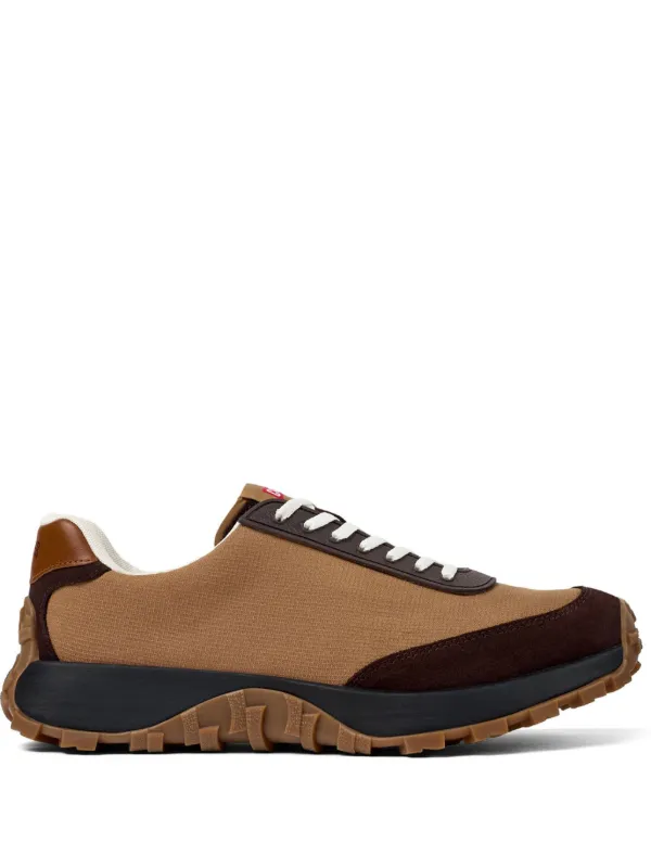 Camper Drift Trail Vibram Panelled lace-up Sneakers Brown FARFETCH IN