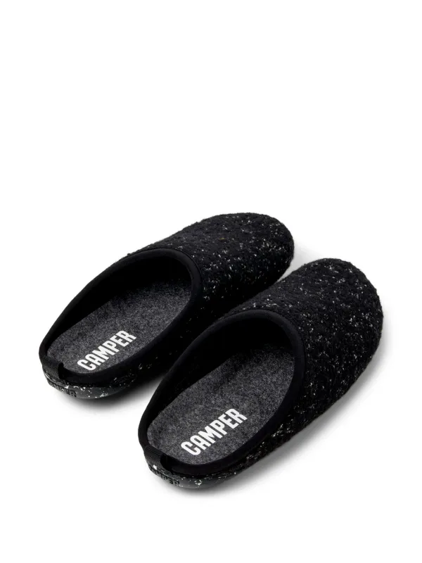 Camper Wabi Flat Slippers Black FARFETCH AO