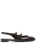 Stuart Weitzman Benni MJ slingback ballerinas - Brown