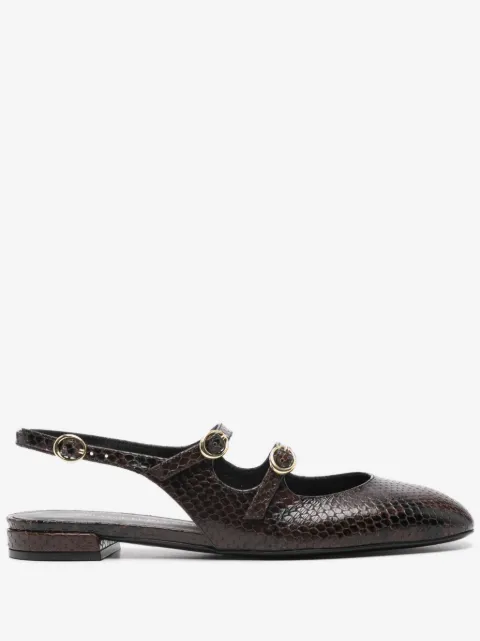 Stuart Weitzman Benni MJ slingback ballerinas