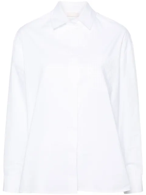 LIU JO rhinestoned cotton shirt