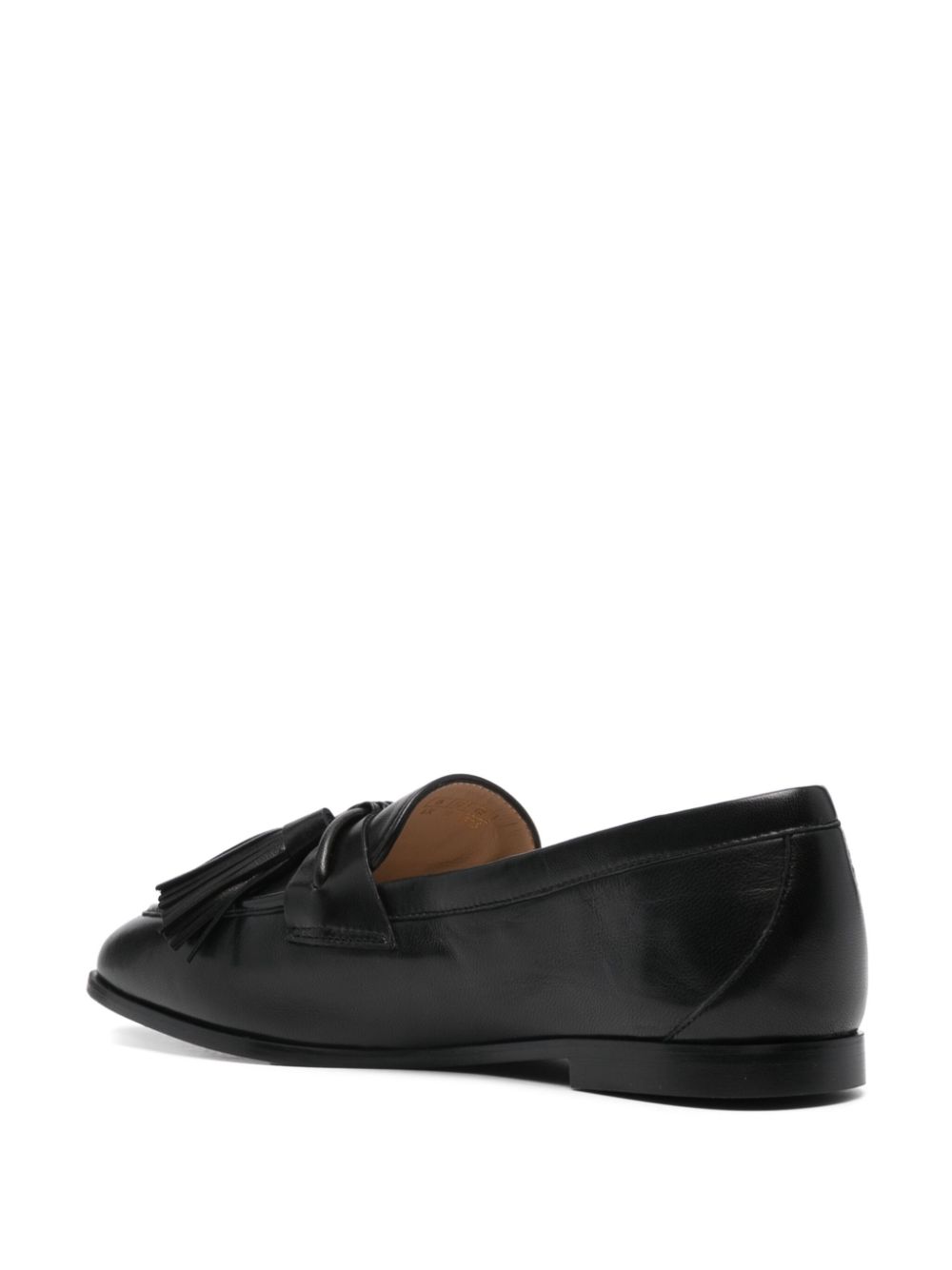 Stuart Weitzman Lindi loafers met kwastje Zwart