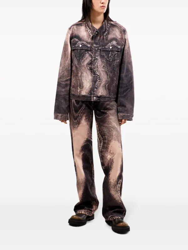 CamperLab プリント デニムジャケット | ピンク | FARFETCH JP