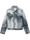 CamperLab swirl-print denim jacket - Blue