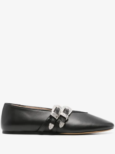 Le Monde Beryl Claudia レザーフラットパンプス