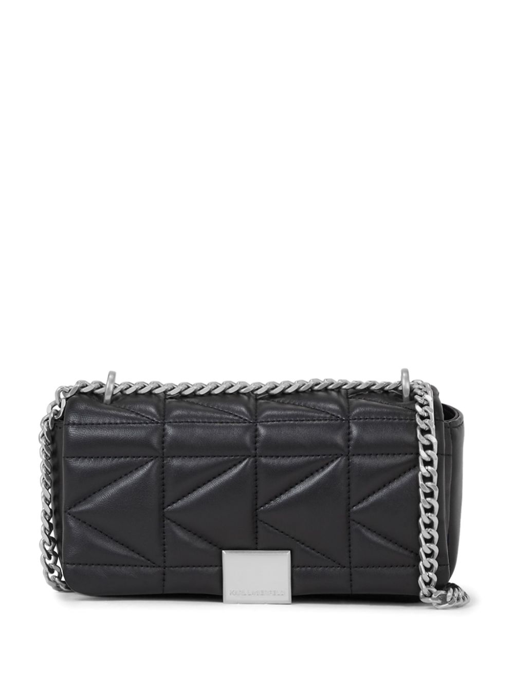 Karl Lagerfeld small K/Kuilt cross body bag - Black