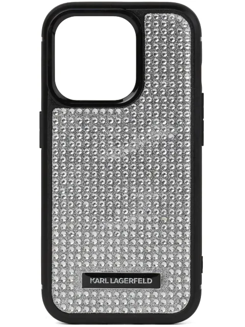 Coque d'iPhone 16 Pro à ornements strassés - Karl Lagerfeld - Modalova