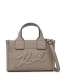 Karl Lagerfeld small K/Skuare Grainy tote bag - Neutrals