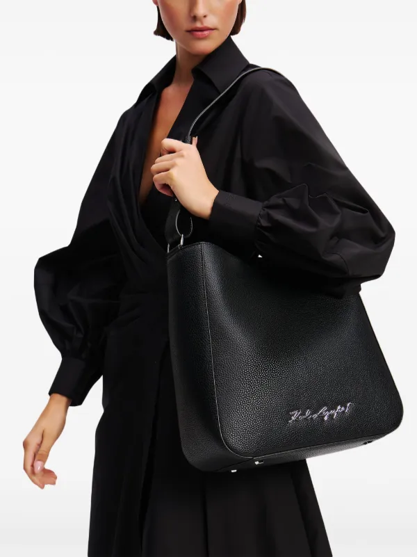 ショルダーバッグ・ポシェット KARL LAGERFELD Women Shoulder Bags A2W32022999 Black Karl Lagerfeld Large K/Pebble Shoulder Bag | Black | FARFETCH PL
