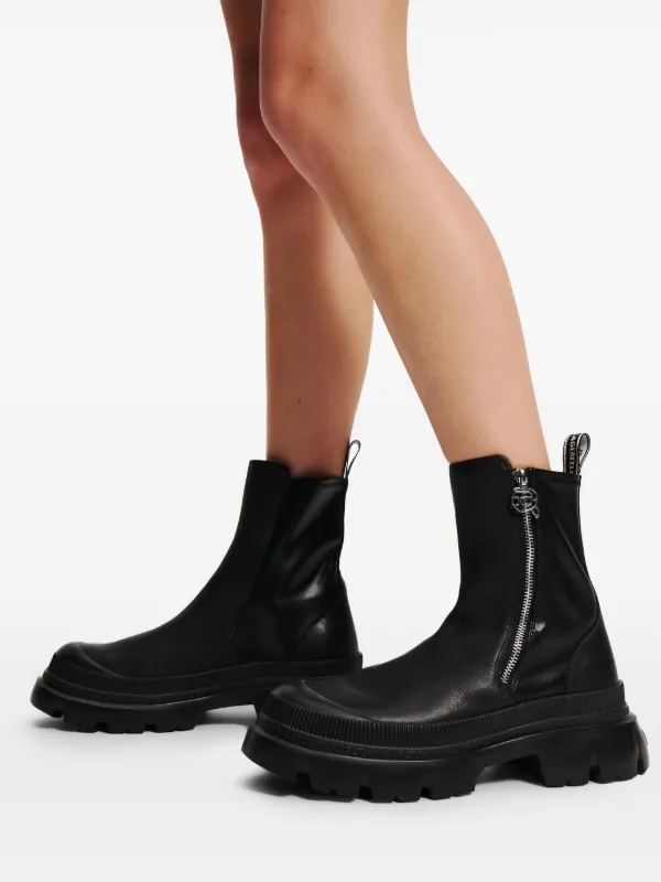 Karl Lagerfeld Ikon NFT Trekka Max Boots Black FARFETCH CA