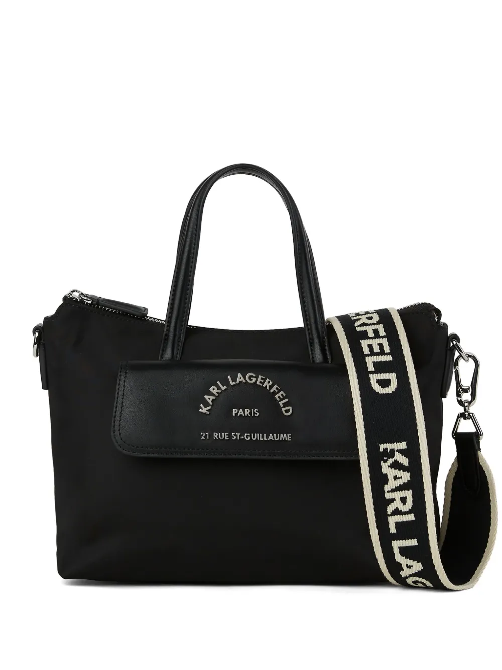 Karl Lagerfeld Rue St Guillaume Tote Bag Black FARFETCH TR