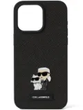 Karl Lagerfeld Karl & Choupette iPhone 16 Pro Max case - Black