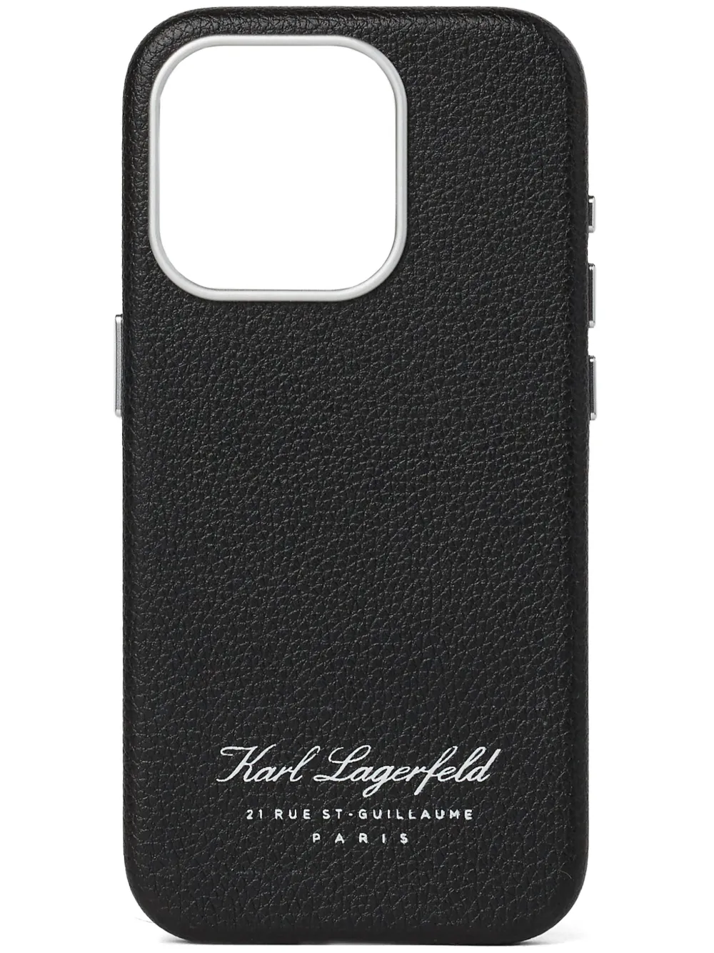Karl Lagerfeld Hotel Karl iPhone 16 Pro ケース - ブラック Karl Lagerfeld Hotel Karl iPhone 16 Pro ケース - ブラック