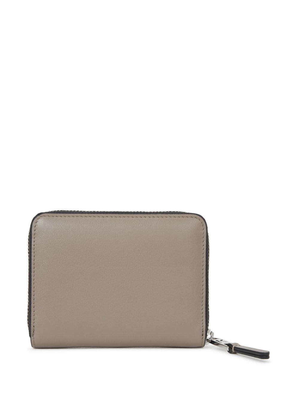 Shop Karl Lagerfeld K/signature Zip Wallet In Neutrals