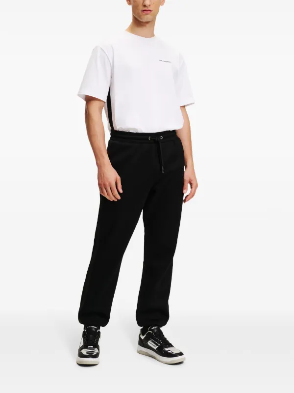 Karl Lagerfeld logo-tape Track Pants | Black | FARFETCH
