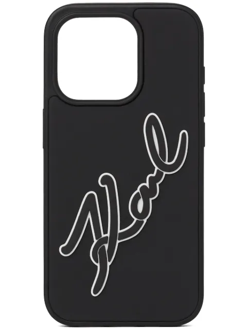 Karl Lagerfeld funda para iPhone 16 Pro Max Signature