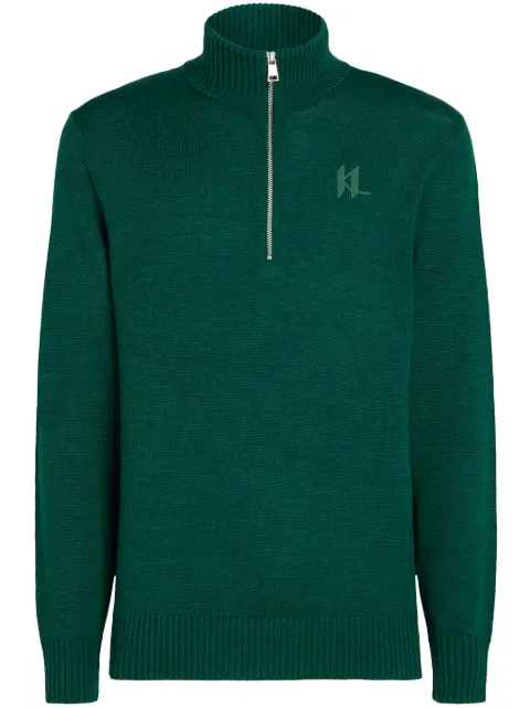 Karl Lagerfeld half zip turtleneck