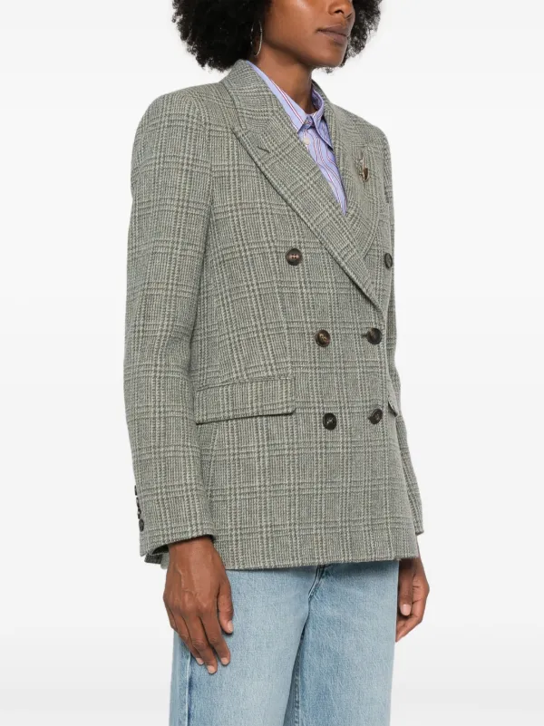 Golden Goose Diva double-breasted Blazer | Green | FARFETCH