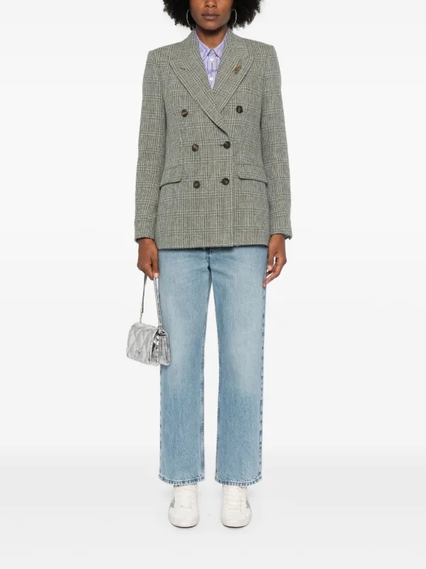 【送料&関税込】Golden Goose Diva Double Breasted Blazer Golden Goose Diva double-breasted Blazer | Green | FARFETCH