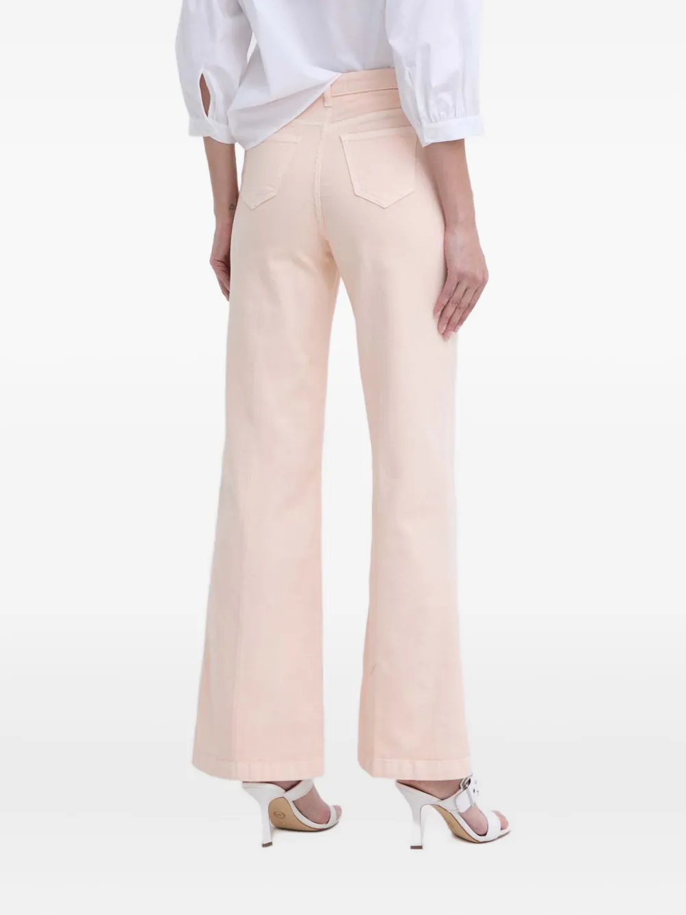 Twinset Button Jeans In Neutral
