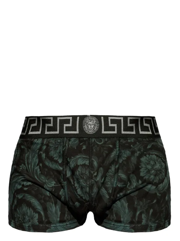 VERSACE バロッコ グレカ ボクサーパンツ Versace バロッコ グレカ ボクサーパンツ | イエロー | FARFETCH JP