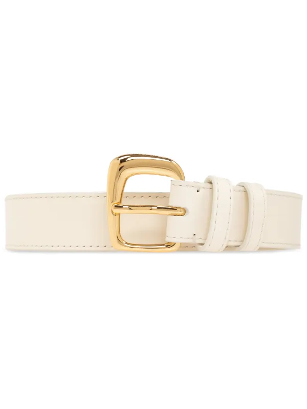 【関税込み】JACQUEMUS オフホワイト The Ovalo ベルト Jacquemus バックル ベルト | ニュートラル | FARFETCH JP