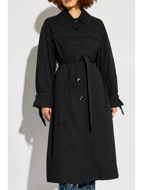 Ganni trench coat hotsell